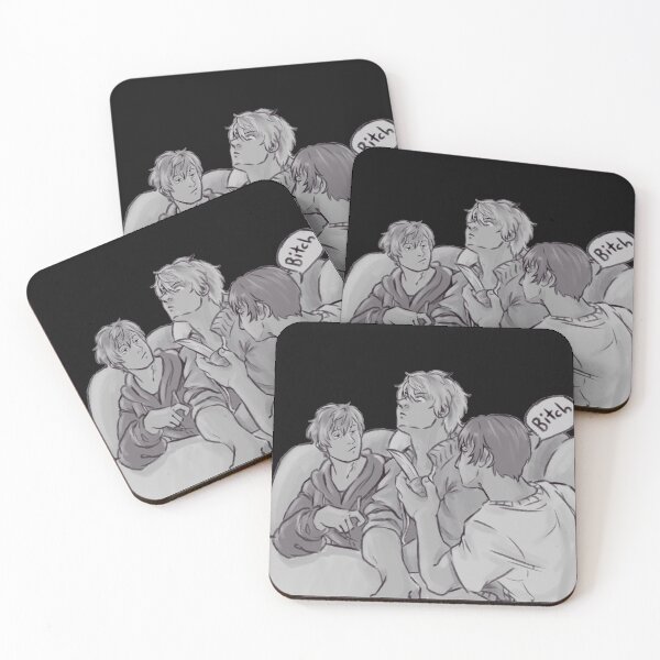 Item preview, The College Trio - Grayscale Affectionate Threat designed and sold by AstralRavens.