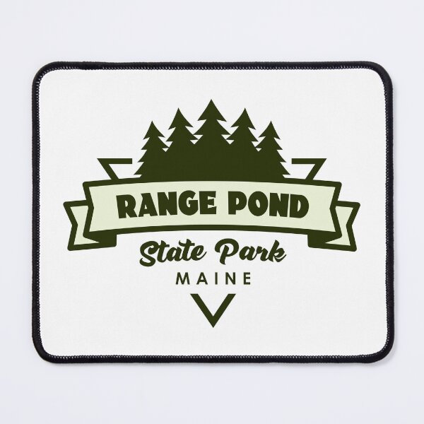 Item preview, Range Pond State Park Maine Trees And Ribbon designed and sold by bivenart.