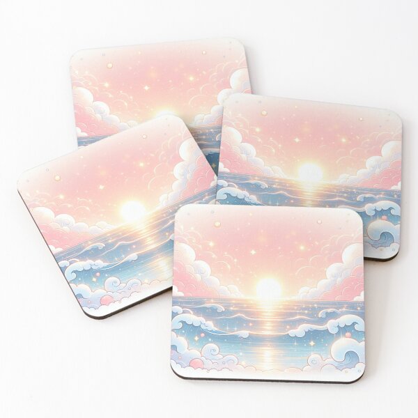 Item preview, Magical Pastel Ocean Sunrise – Fantasy Art designed and sold by Kalpa.