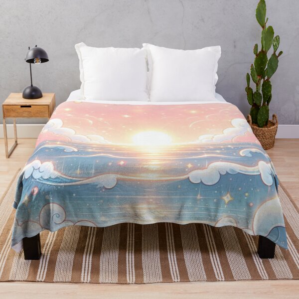 Item preview, Magical Pastel Ocean Sunrise – Fantasy Art designed and sold by Kalpa.