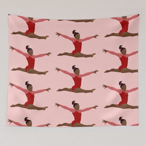 Item preview, Simone Biles - Red Leotard Gymnastics Art designed and sold by Cherries4.