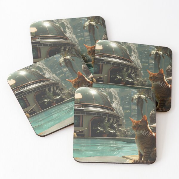 Item preview, Film noir cat pool designed and sold by Kat's Design Hub.