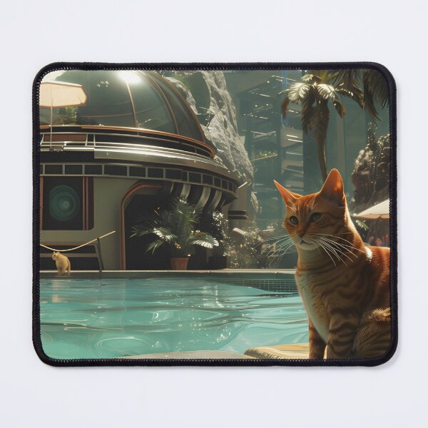 Item preview, Film noir cat pool designed and sold by Kat's Design Hub.