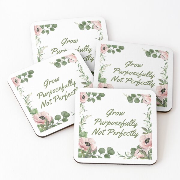 Item preview, Grow purposefully, not perfectly | Stoicism Philosophy, Daily Stoic Life designed and sold by LexaArtworks.
