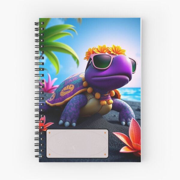 Item preview, purple turtle book cover designed and sold by Islandflowers.
