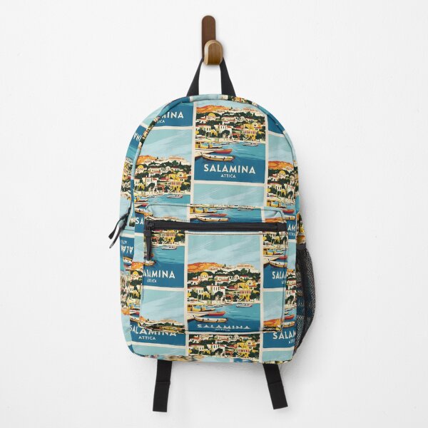 Item preview, Salamina Attica Greece Vintage Travel Retro Tourism designed and sold by TravelersGems.
