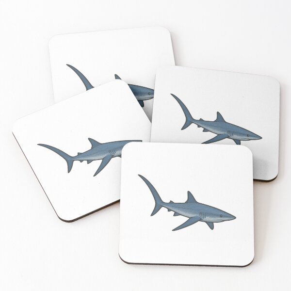 Item preview, Blue Shark Deep Sea Illustration designed and sold by Vendeloc.