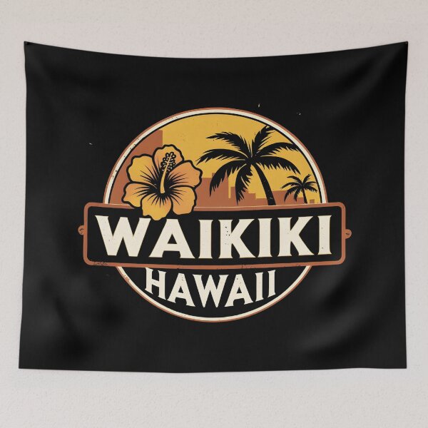 Item preview, Waikiki - Hawaii  designed and sold by GoodOldVintage.