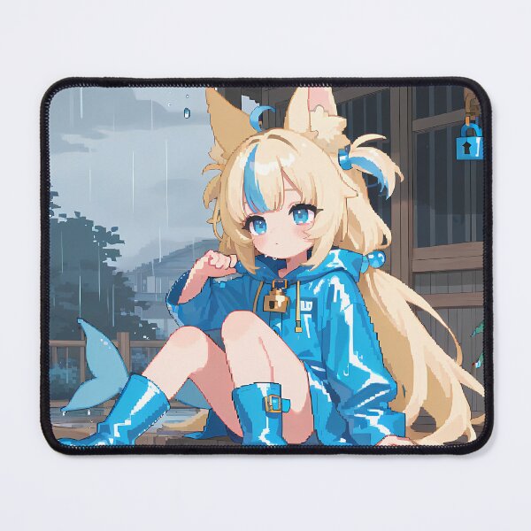 Item preview, Sameko Saba VTuber - Rainy Day Chill Moment designed and sold by Eaterweal.