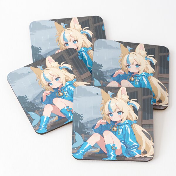 Item preview, Sameko Saba VTuber - Rainy Day Chill Moment designed and sold by Eaterweal.