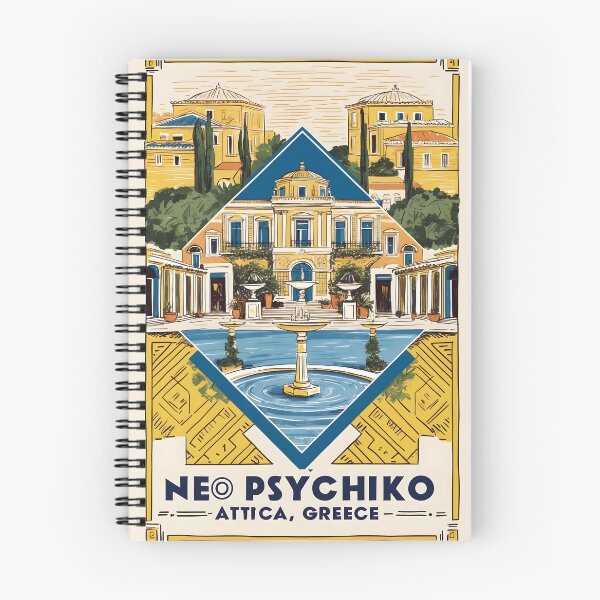 Item preview, Neo Psychiko Attica Greece Vintage Travel Retro Tourism designed and sold by TravelersGems.