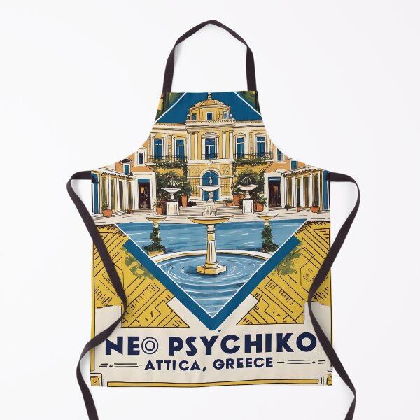 Item preview, Neo Psychiko Attica Greece Vintage Travel Retro Tourism designed and sold by TravelersGems.