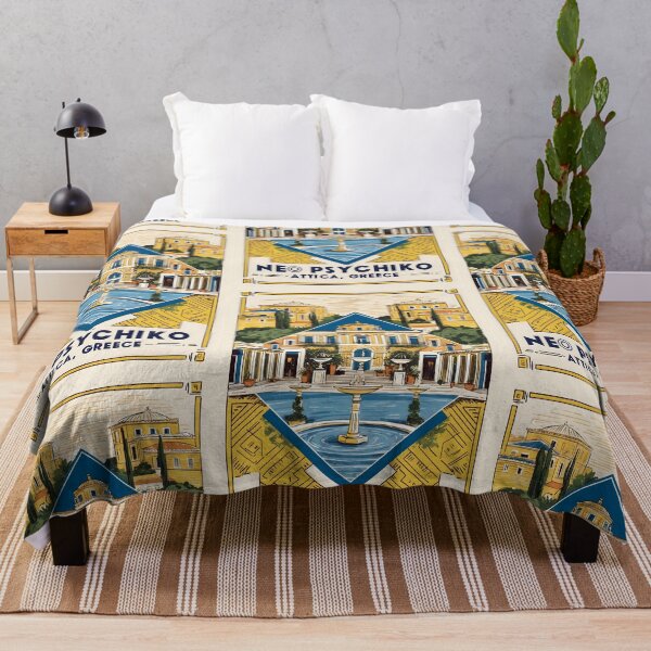 Item preview, Neo Psychiko Attica Greece Vintage Travel Retro Tourism designed and sold by TravelersGems.