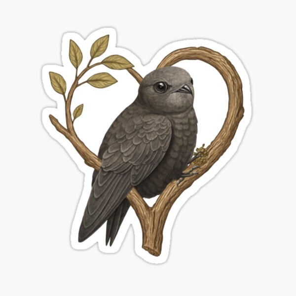 Vista previa del artículo con la obra «Vencejo - un amor de pajarito», diseñado y vendido por Linilei.