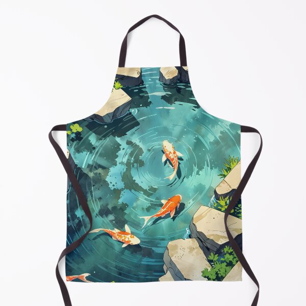 Item preview, Koi Pond Serene Fish Water Garden designed and sold by Ledsor.