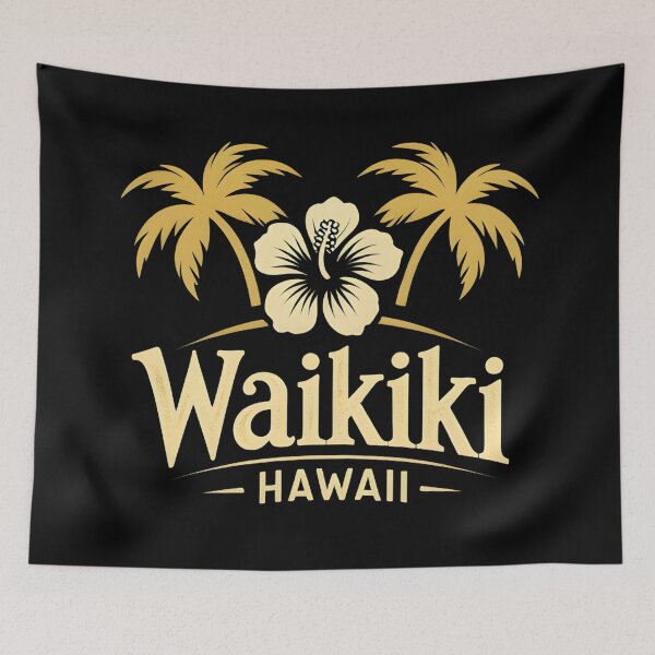 Item preview, Waikiki - Hawaii  designed and sold by GoodOldVintage.