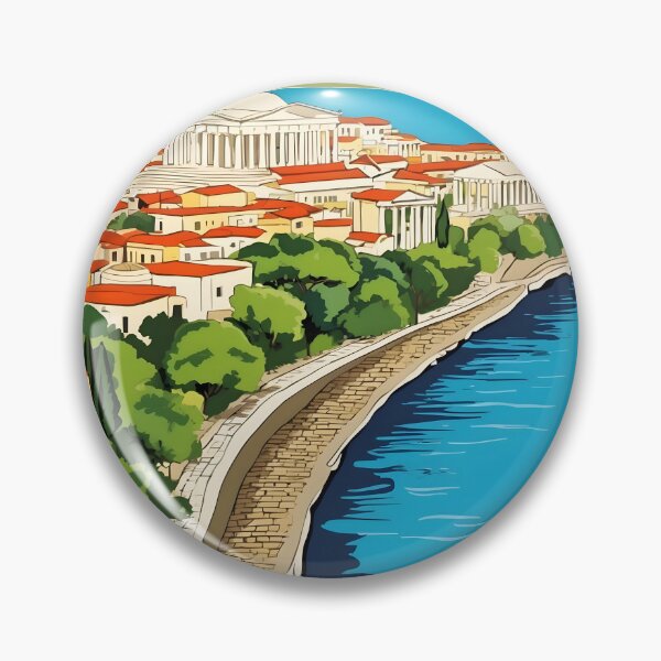Item preview, Korydallos Thessaly Greece Vintage Travel Retro Tourism designed and sold by TravelersGems.