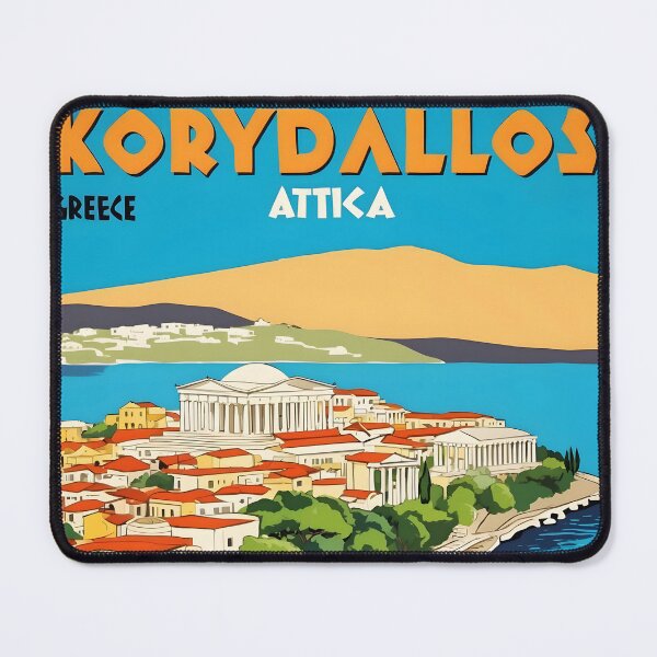 Item preview, Korydallos Thessaly Greece Vintage Travel Retro Tourism designed and sold by TravelersGems.