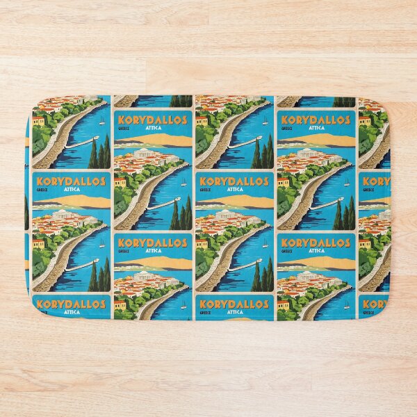Item preview, Korydallos Thessaly Greece Vintage Travel Retro Tourism designed and sold by TravelersGems.