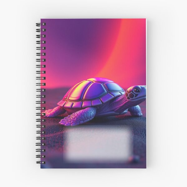 Item preview, purple turtle book cover 2 designed and sold by Islandflowers.