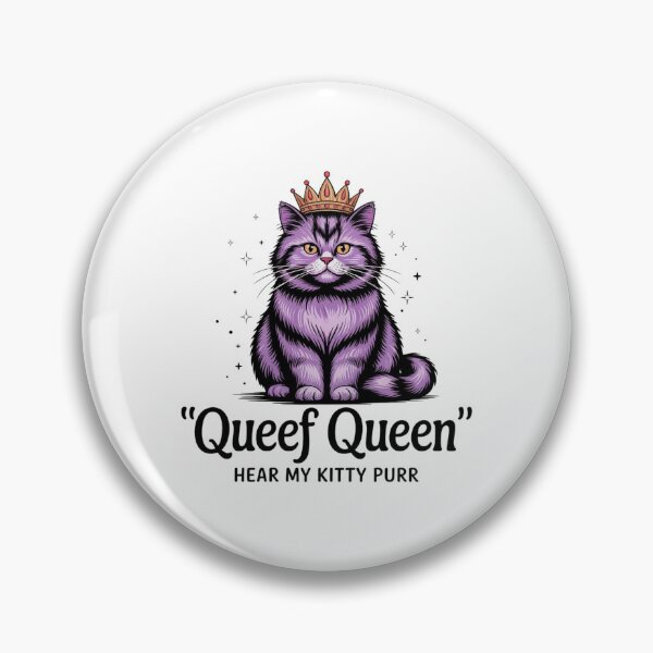 Item preview, Queef Queen Fat Cat Adult Inappropriate Dirty Exchange Funny Adult Saying Raunchy Gag Gift designed and sold by MotivaChic.