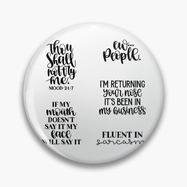Item preview, Sassy Sarcastic Quotes & Sayings Sticker Pack designed and sold by MysticMagpie.
