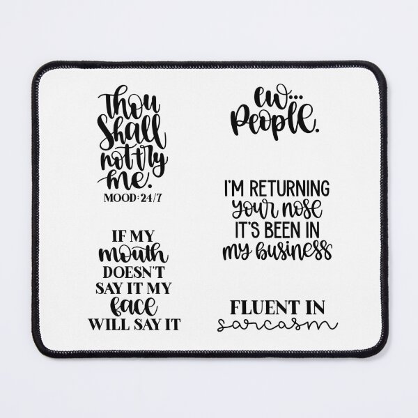 Item preview, Sassy Sarcastic Quotes & Sayings Sticker Pack designed and sold by MysticMagpie.
