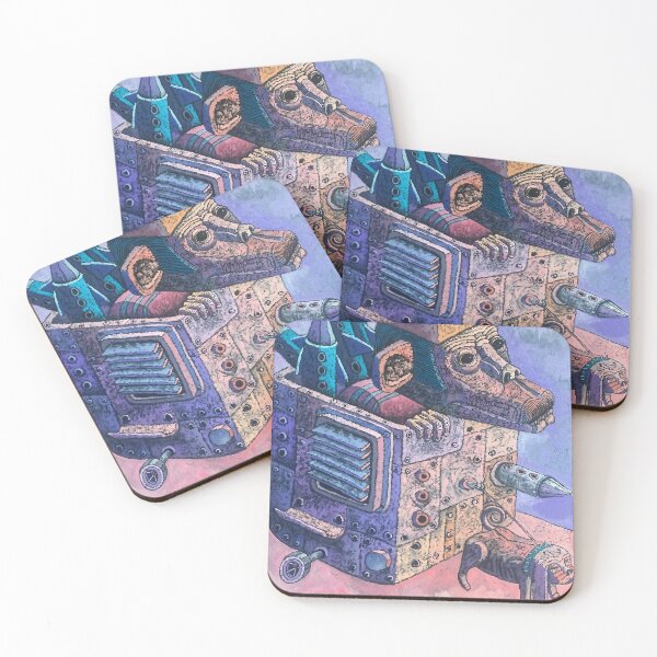 Item preview, "Captain Prototype & the Mechanical Beast" designed and sold by tikimora.