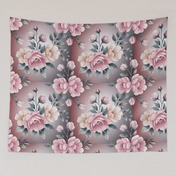 Item preview, Nostalgic patterns pink and grey designed and sold by CandyVenom.