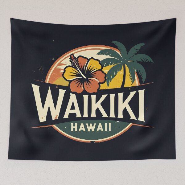 Item preview, Waikiki - Hawaii  designed and sold by GoodOldVintage.
