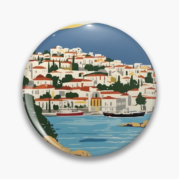 Item preview, Lamia Central Greece Vintage Travel Retro Tourism designed and sold by TravelersGems.