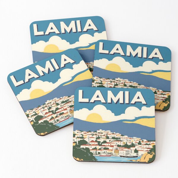Item preview, Lamia Central Greece Vintage Travel Retro Tourism designed and sold by TravelersGems.