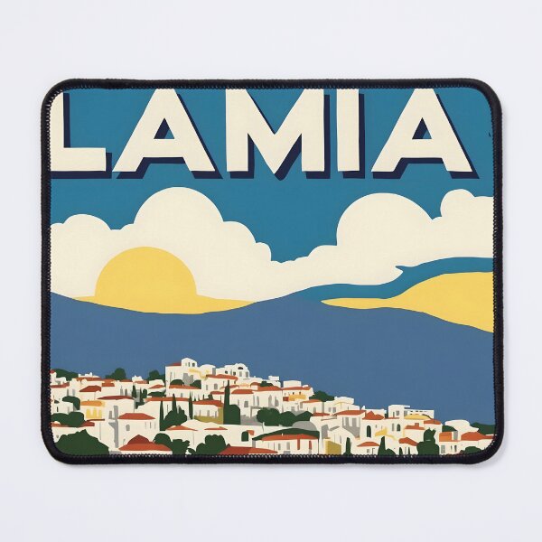 Item preview, Lamia Central Greece Vintage Travel Retro Tourism designed and sold by TravelersGems.