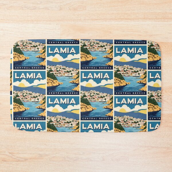 Item preview, Lamia Central Greece Vintage Travel Retro Tourism designed and sold by TravelersGems.