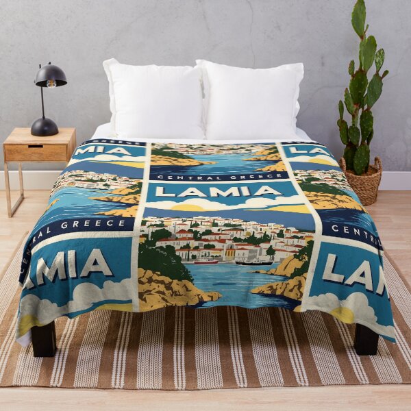 Item preview, Lamia Central Greece Vintage Travel Retro Tourism designed and sold by TravelersGems.