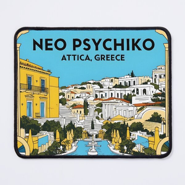 Item preview, Neo Psychiko Attica Greece Vintage Travel Retro Tourism designed and sold by TravelersGems.