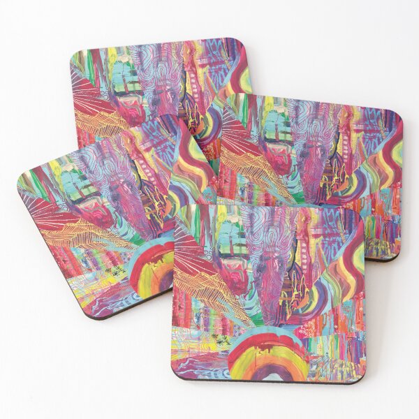 Item preview, Colorful Sunburst Collage designed and sold by madebyceciliab.