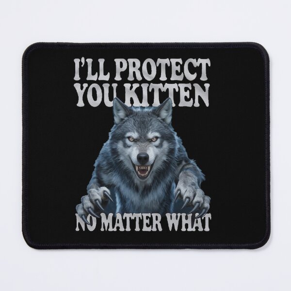 Item preview, Wolf meme kitten designed and sold by CandyVenom.