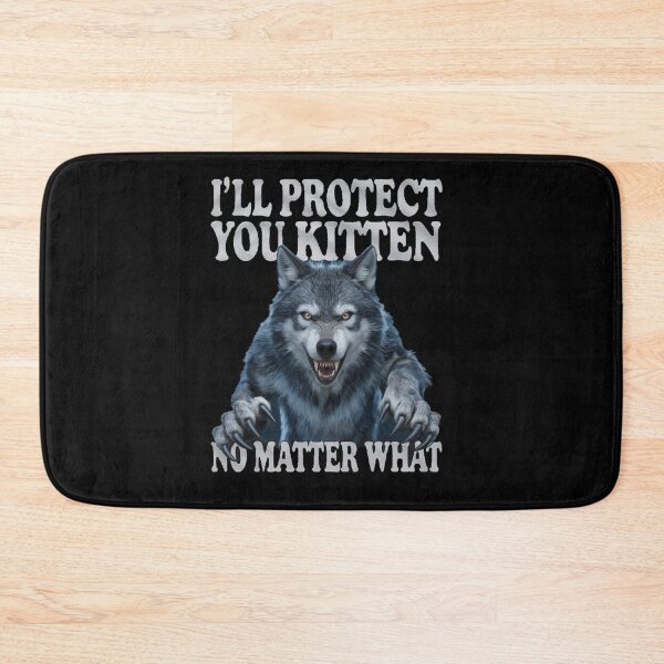 Item preview, Wolf meme kitten designed and sold by CandyVenom.