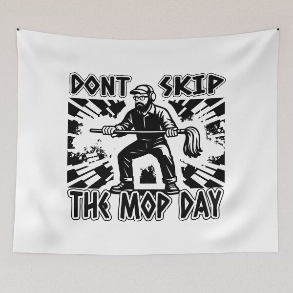 Item preview, Anatoly funny meme - dont skip the mop day - gym prank can i clean here - black design designed and sold by ZechJohnRB.