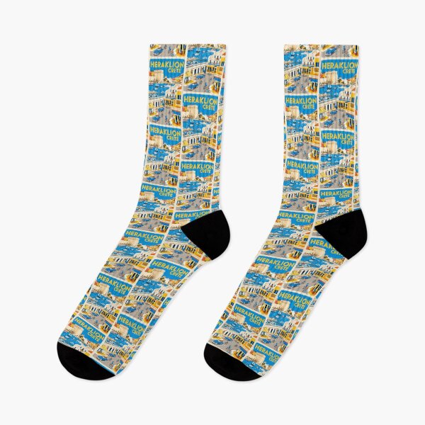 Item preview, Heraklion Crete Greece Vintage Travel Retro Tourism designed and sold by TravelersGems.