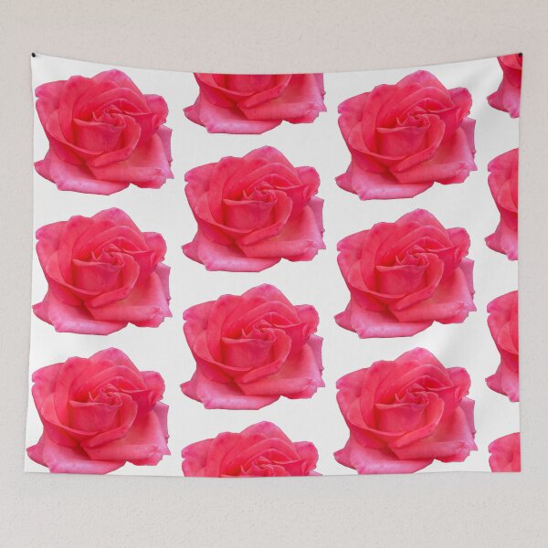 Item preview, Hot pink garden rosé photography  designed and sold by Halcja.