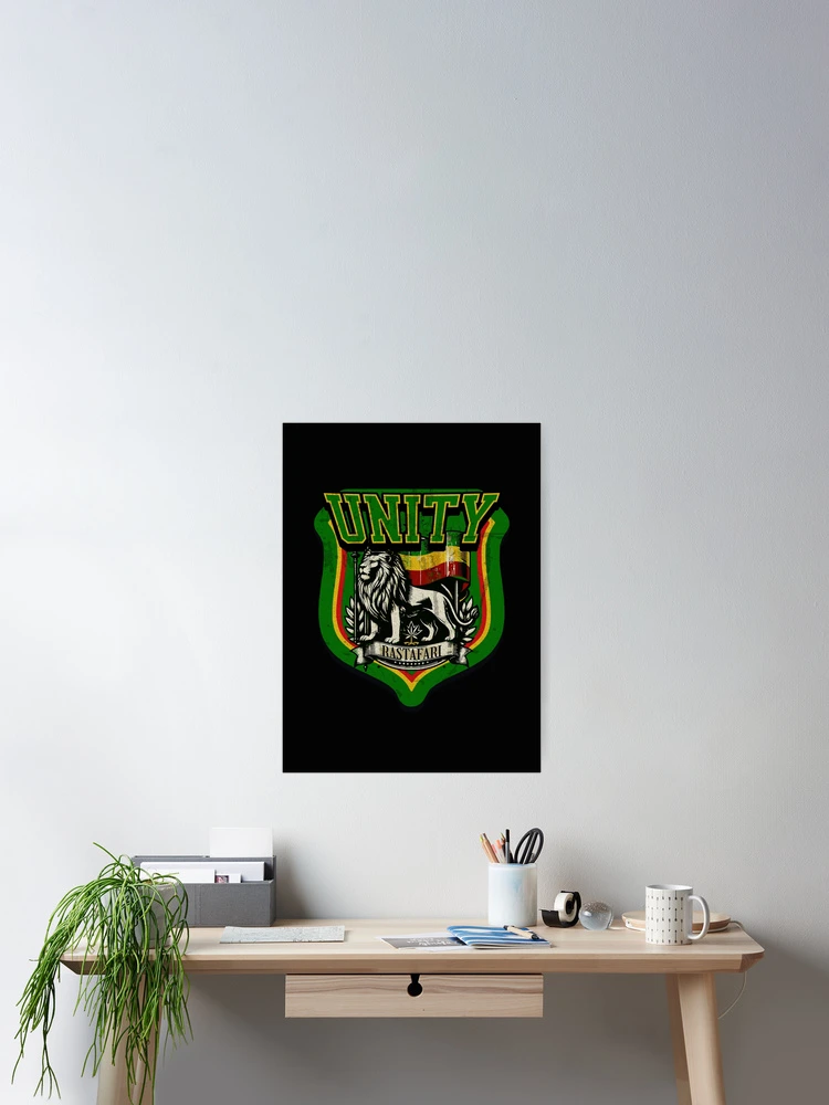 Thumbnail 2 of 3, Poster, Unity Rastafari designed and sold by SavvyEarth.