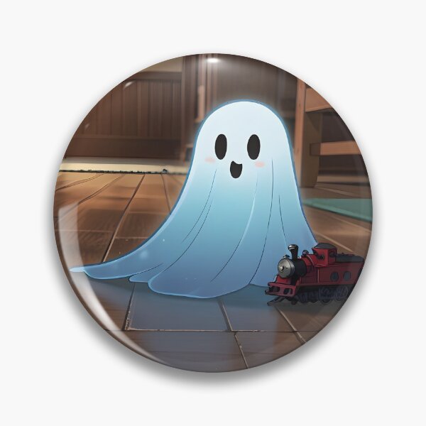 Item preview, Chibi Ghost Toy Train Playful Spirit designed and sold by Ledsor.