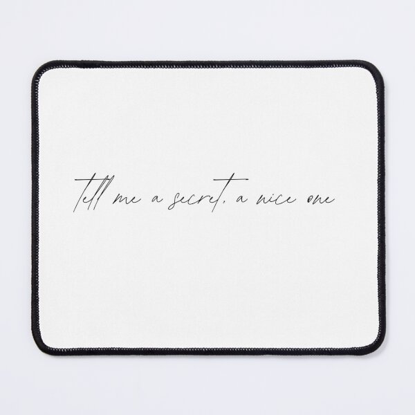 Item preview, All the young dudes quote - "tell me a secret, a nice one" (marauders) designed and sold by inkstainedstars.
