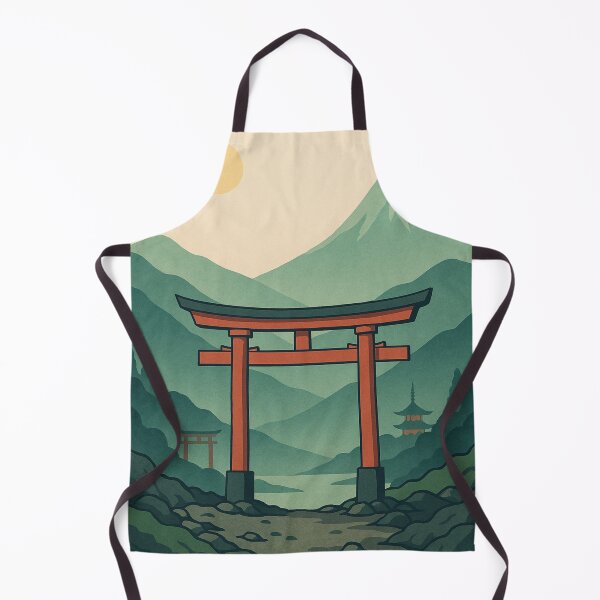 Item preview, Torii tra le Montagne – Giappone Minimalista designed and sold by TsunamyPrints.