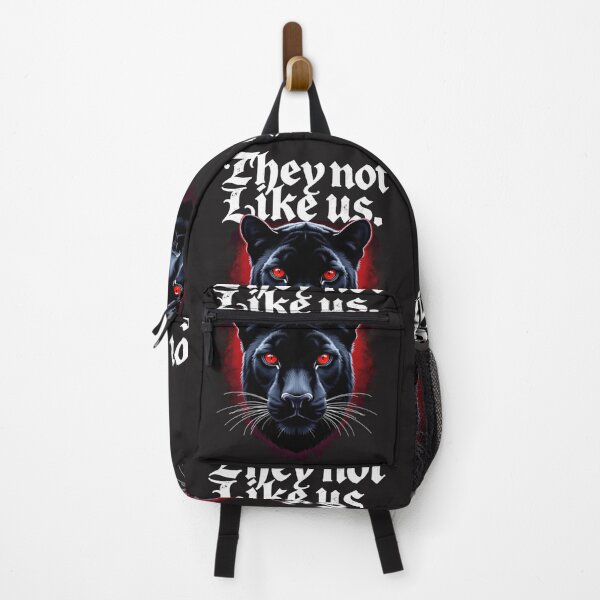 Item preview, They Not Like Us Black Panther Red Eyes Powerful Rebel Design designed and sold by GiftLore Studio.