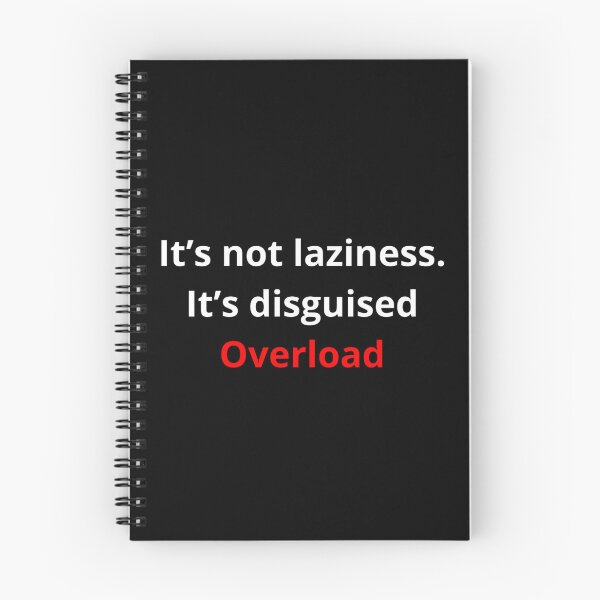Item preview, Not Laziness – Mental Burnout Awareness Quote designed and sold by Color Drift.