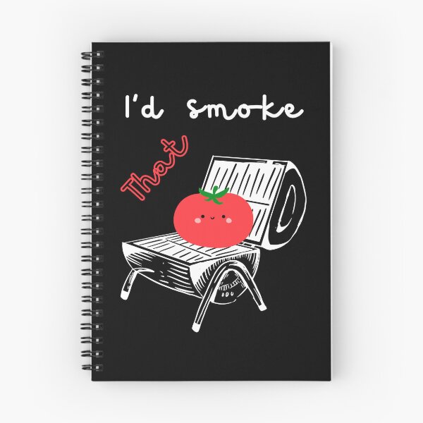 Item preview, I’d Smoke That – Funny Tomato BBQ Pun designed and sold by baskamade.