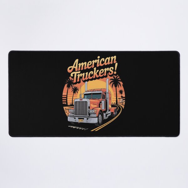 Item preview, American truckers - Highway truck - Keep trucking - Chrome dreams - Asphalt cowboy - Truck stop - Truck driver - American trucking designed and sold by JansenGS.